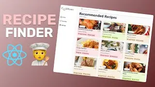 Build a Recipe Finder App with React and Tailwind | React.js for Beginners