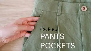 [Quick & Neat]✅  How To Sew Pants/Trousers Pockets Easily | Sewing Techniques