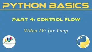 [P4/4] Python For Loop | Python Control Flow | Python Basics | Python Beginners