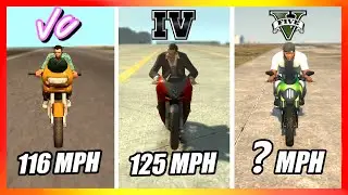 The FASTEST BIKE in Every GTA Game! (GTA 3 → GTA 5)