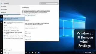 Cyber Security || 4. Windows 10 - Not using admin