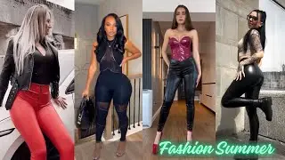 Ready 4 The Summer Leggings Styles 2024 | How To Style Shiny Leggings Instagram Inspo | GRWM Blog