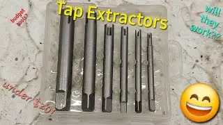 High Speed Steel Broken Tap Extractor Broken Screw Extractor Extractor A B C 3 Optional Set(6Pcs)