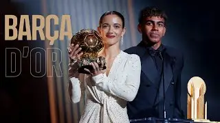 AITANA wins BALLON d'OR. LAMINE YAMAL wins Kopa Trophy. FC Barcelona, BEST Women's Team 2024!!! 🏆💙❤️