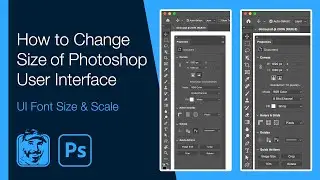 How to Change Size of Photoshop User Interface (UI Font Size & Scale)