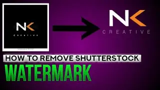 🔥How to remove watermark of Shutterstock images/logos || 