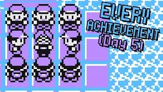 Getting EVERY ACHIEVEMENT In Pokemon Yellow LIVE (Day 5)