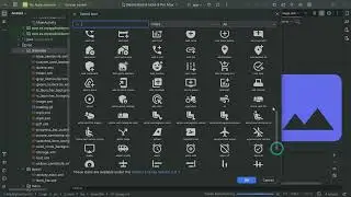 [ Solved ] Vector Asset Icons (Material Icons) Not Showing in The List - Android Studio