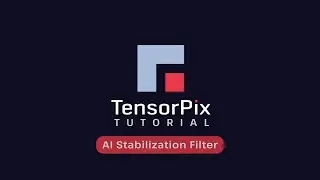 Tutorial: AI Stabilization Filter with TensorPix