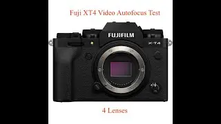 Fuji XT4 vs XT3 Video Autofocus Test