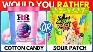 Would You Rather...? Sweet VS Sour JUNK FOOD Edition 🍭🍋