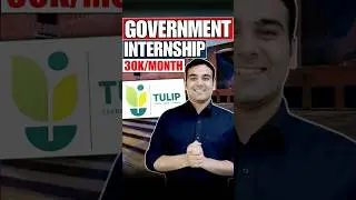 Government Internship🥳 Everyone can Apply🔥 #shorts