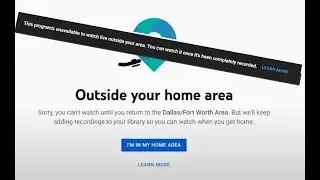YouTube TV Outside Your Home Area Fix - Bypass | location hack 2023