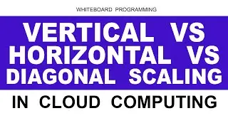 Vertical Scaling vs Horizontal Scaling vs Diagonal Scaling | Types of Cloud Scalability