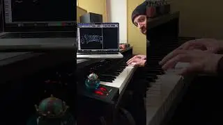 Drawing the Dragon Quest Logo With a Piano (Live MIDI Art)