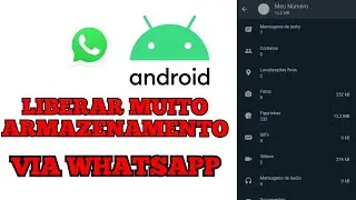 Como liberar muito armazenamento interno via WhatsApp