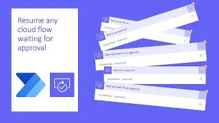 Resume cloud flow waiting for approval