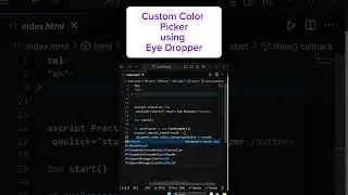 You Should Definitely Try it in Javascript #eyedroppertool#eyedropperjavascript#html#css#javascript