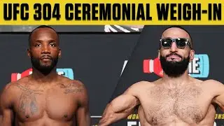 UFC 304 Ceremonial Weigh-In | ESPN MMA