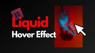 Create a Liquid Animation Image Hover Effect in Elementor | Custom Hover Effect with Elementor