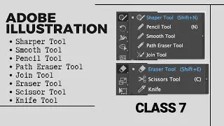 Adobe Illustrator Tutorial Class - 7 | Smooth Tool | Join Tool in Illustrator in Urdu | Hindi.