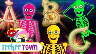 Learn ABC With Dancing Spooky Skeletons | Fun Learning Songs by Teehee Town