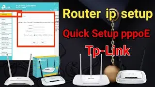 Tp link router ip setup and configuration 2022 | Tp link router quick Setup pppoE | tplink