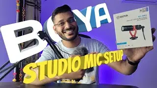 Boya MM1 mic as Studio mic setup & Tips to record better audio | Best mic for YouTube videos #boya