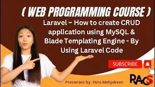 Laravel– How to create CRUD application using MySQL & Blade Templating Engine -By Using Laravel Code