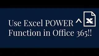 How to Use Excel POWER Function in Office 365? Geek Excel