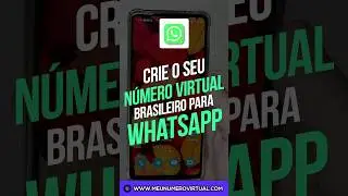 🔥COMO Criar uma CONTA no WhatsApp com NÚMERO VIRTUAL BRASILEIRO Sem Chip