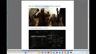 Fix Resident Evil 4 Remake D3D Error Code 30