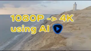 TOPAZ AI: Upscaling old drone footage (1080P to 4K)