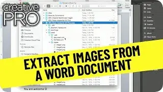 Extract Images from a Word Doc ft. Renée Brisson-Khan // Three Minutes Max