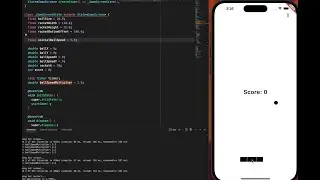 Flutter Tutorial - Coding Pong Game Flutter - No Talking