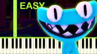 CART CHASE THEME | Rainbow Friends Chapter 2 - EASY Piano Tutorial
