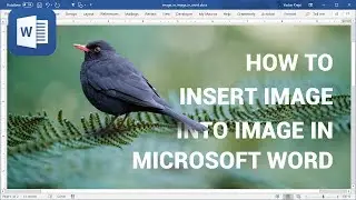 How to put image 🎆 inside image in Microsoft Word (Tutorial)