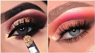 Os Melhores Tutoriais de Maquiagem para os OLHOS/ Glam Makeup Tutorial Compilation #63 2021 ♥