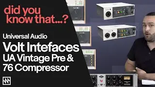 Universal Audio Volt USB Audio Interfaces with UA Vintage Preamps & 1176 Compressor Mode