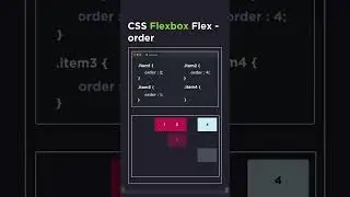 📐 Flexbox Flex-Order 2025! ✨ | Dynamic Layout Design in 60 Seconds||