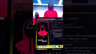 Squid game app UI using flutter | flutter app | html css javascript python 