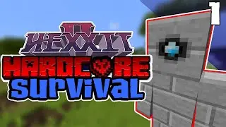 Hexxit 2 Hardcore Survival - Episode 1 - A new Adventure