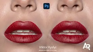 Lip retouching Retoucher Viktor Kyslyi Photoshop Ретушь губ Ретушь Виктор Кислый Фотошоп