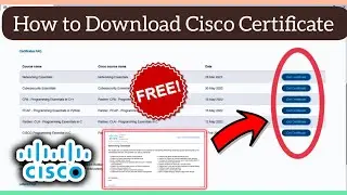 How to download Cisco certificate || Cisco Certificate || Certificate || Cisco 