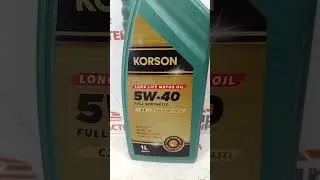 Моторное масло Korson 5W-40 Long Life