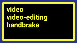 How do I trim a video using Handbrake?