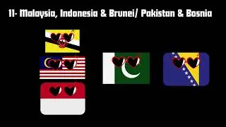 Eurasian Countries Love/Hate (2 Video Collection) (@AlfredsAviationButAnExposer Read Description)