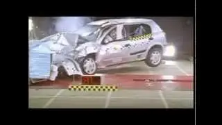 Crash test Nissan Almera N16 2001