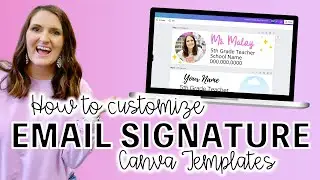 How to Customize an Email Signature Template in Canva