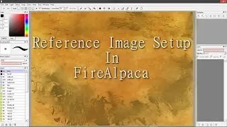 Reference Image setup in FireAlpaca